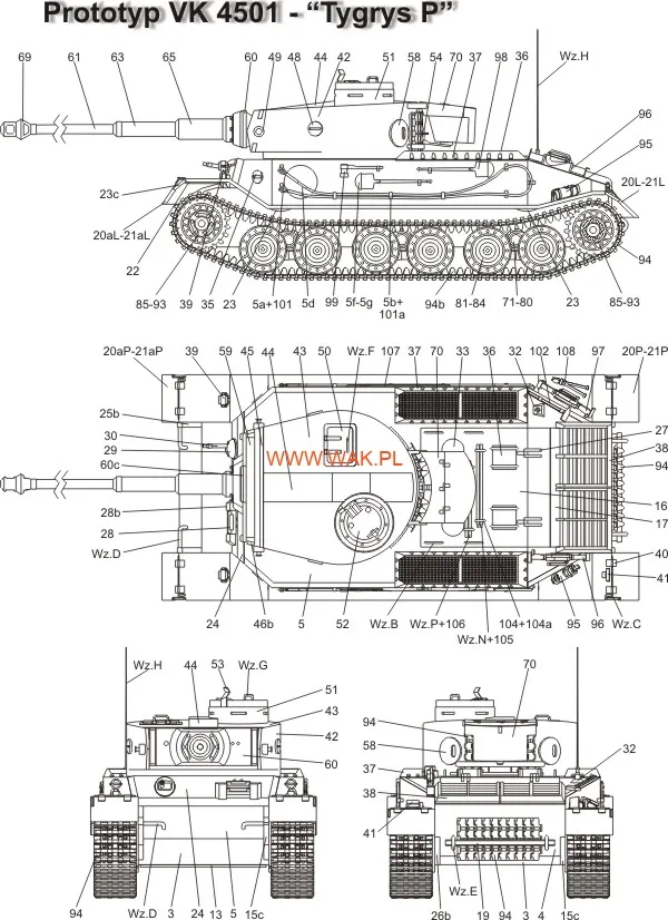 Tiger Porsche VK 4501 (P)